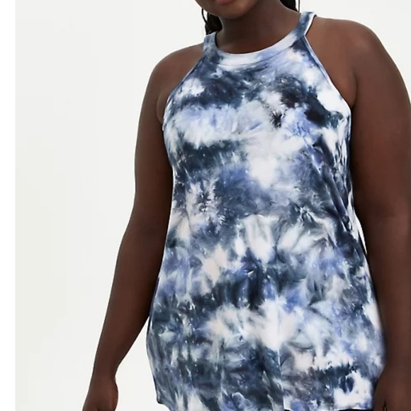 torrid Tops - Torrid SUPER SOFT KEYHOLE BACK TANK - MULTICOLOR TIE-DYE Plus Size 4X NWT!